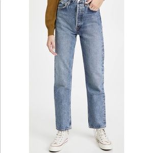 AGOLDE 90’s Pinch Waist High Rise Straight Jeans